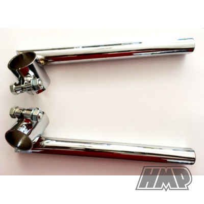 Avanços de guiador para bainhas diâmetro 30 mm FAMEL ZUNDAPP XF 17 / 21 MACAL CASAL SACHS cromado